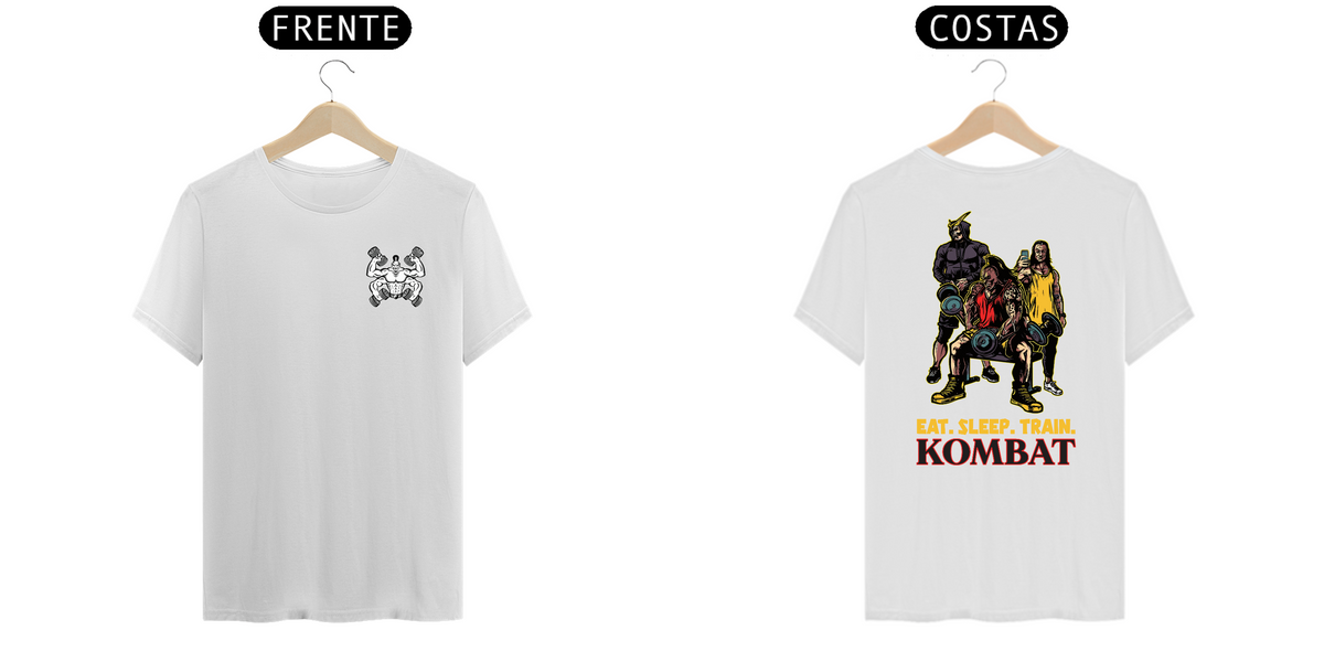 Nome do produto: CAMISETA MAROMBA KOMBAT - ARTE NAS COSTAS