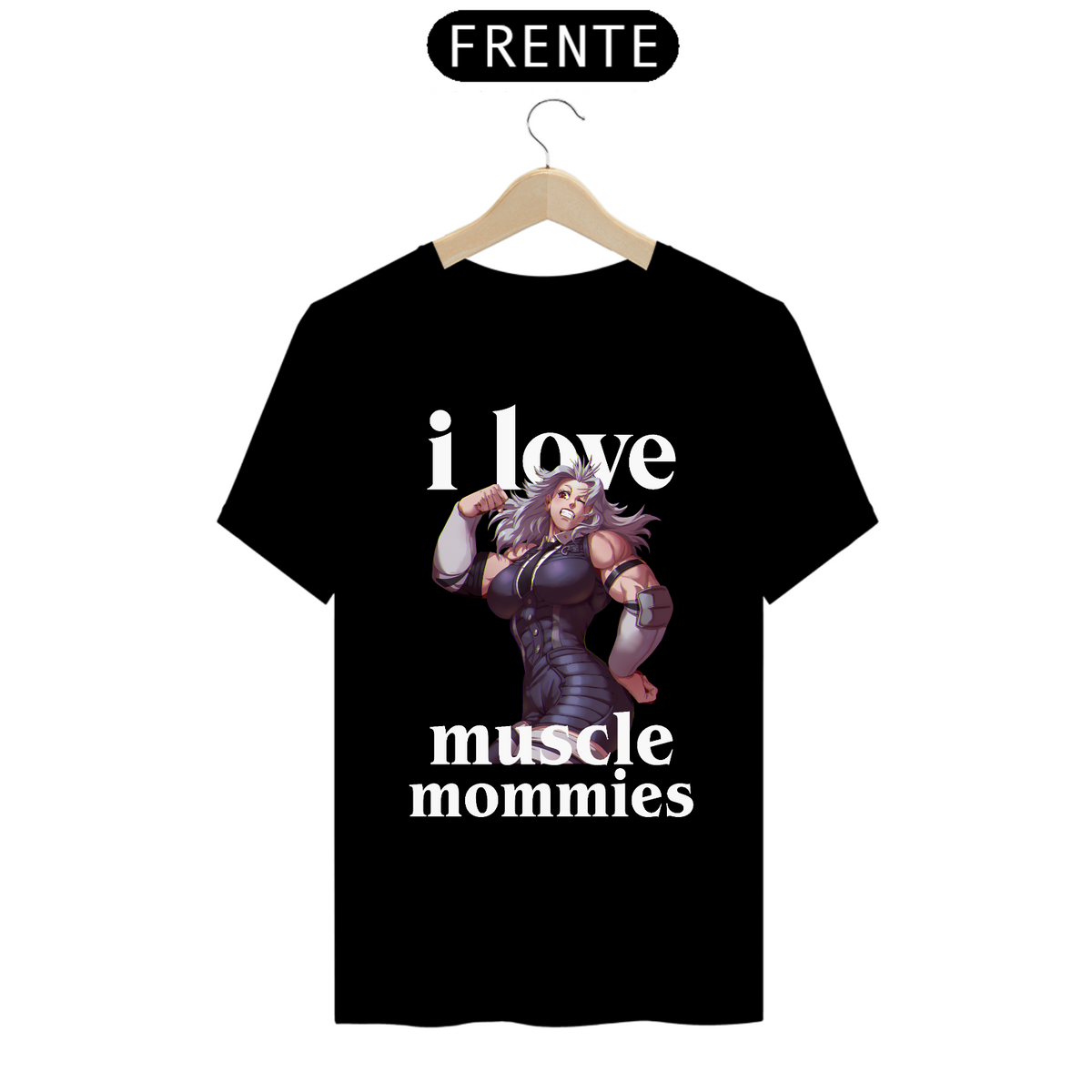 Nome do produto: CAMISETA MAROMBA I LOVE MUSCLE MOMMIE