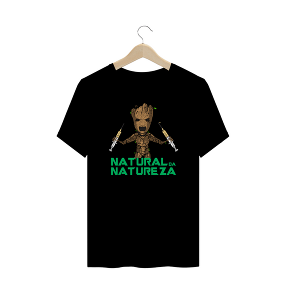 CAMISETA PLUS SIZE MAROMBA GROOT NATURAL V2