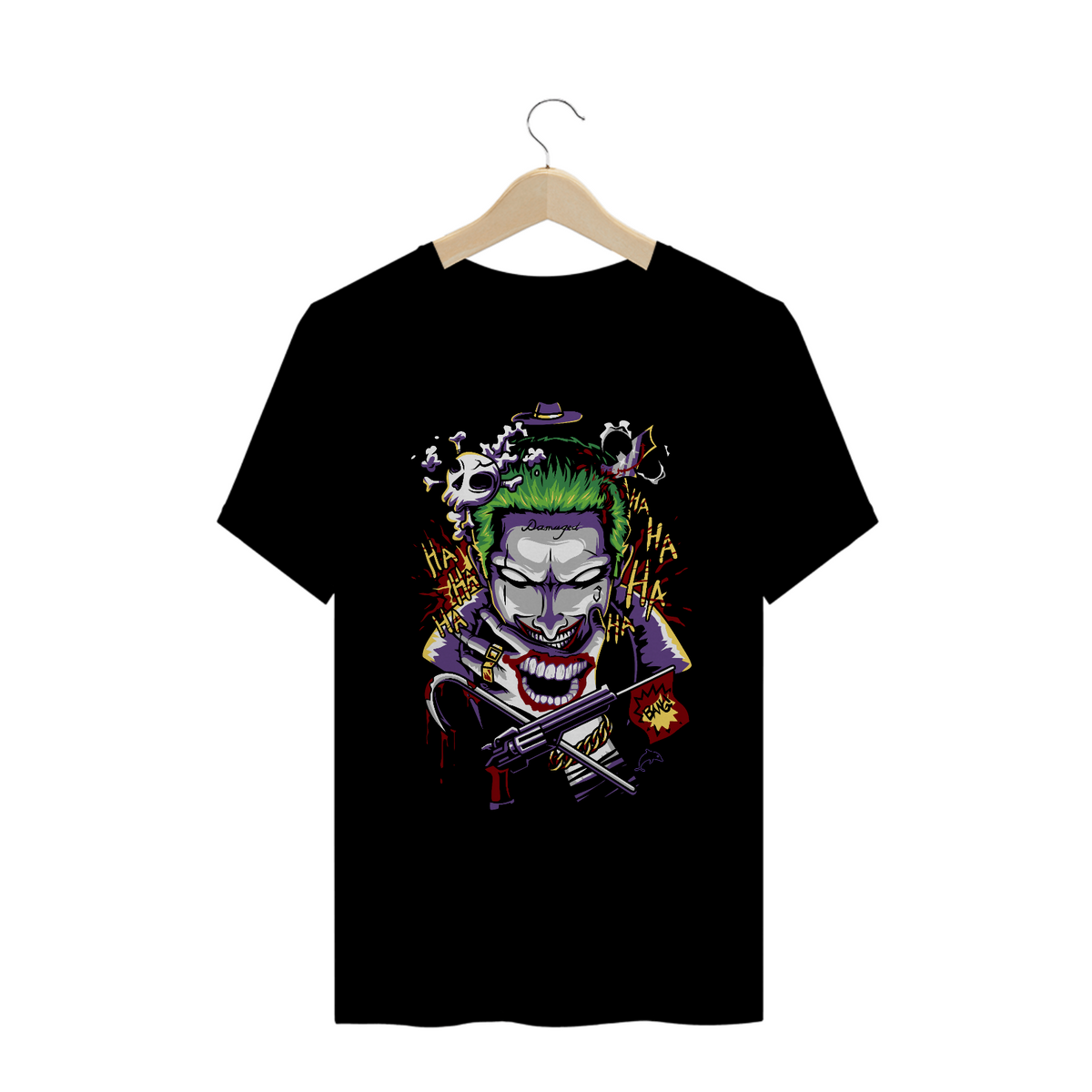 Nome do produto: CAMISETA GANGSTER JOKER