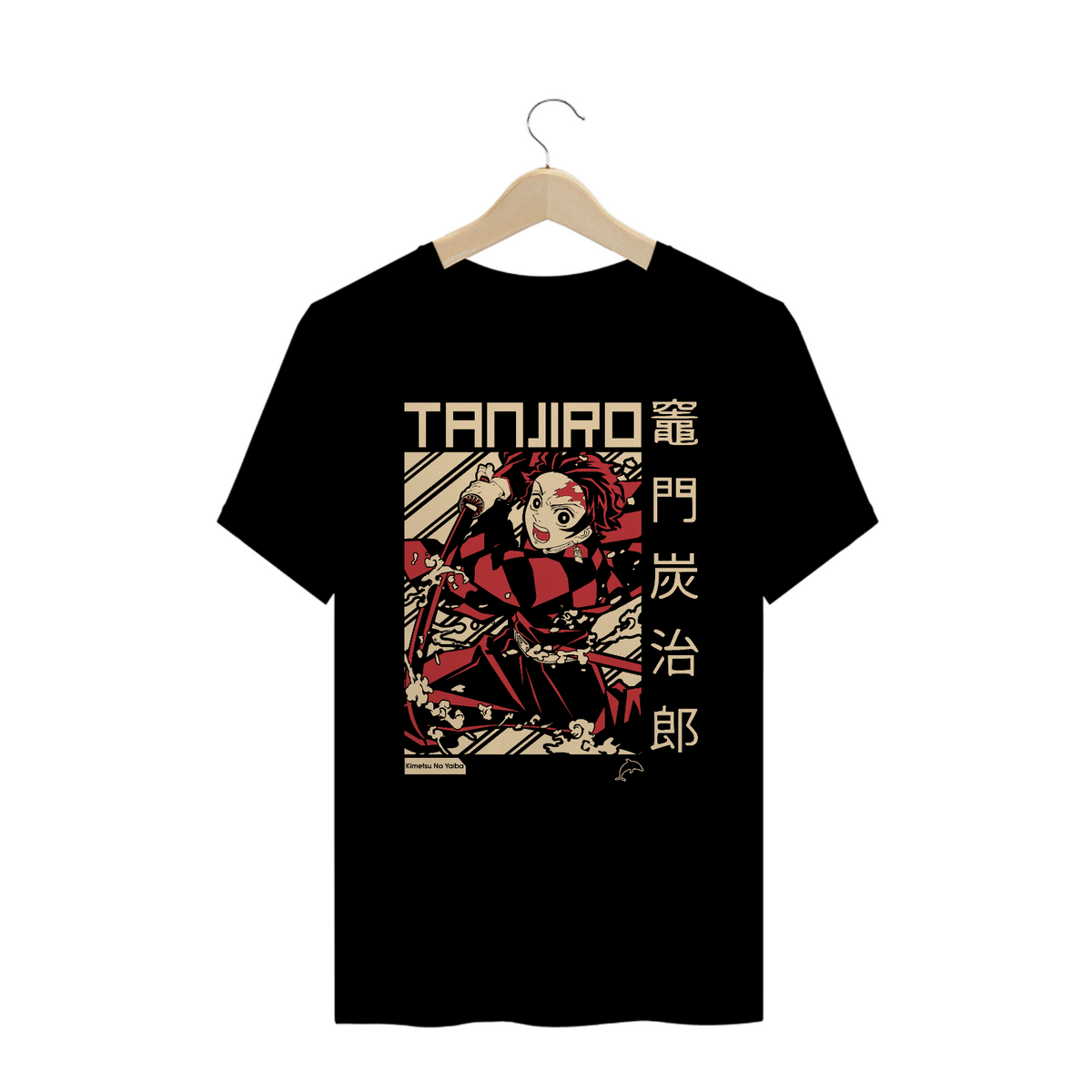 Nome do produto: CAMISETA DEMON SLAYER TANJIRO KAMADO