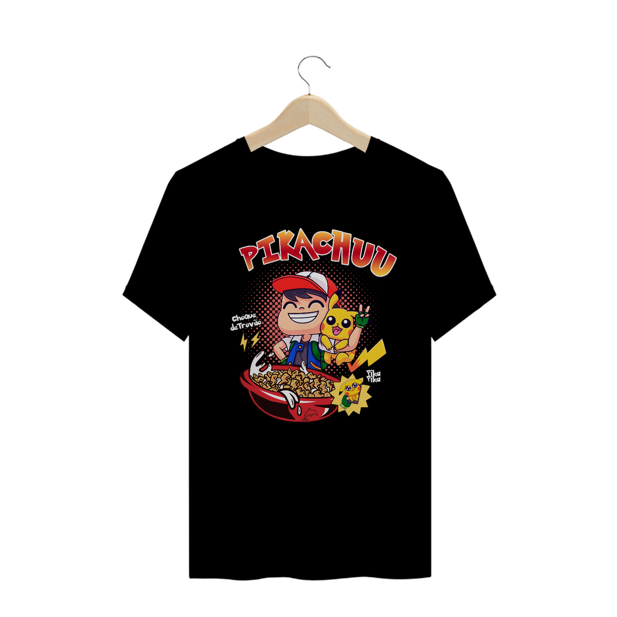 Nome do produto: CAMISETA DROPS CEREAL PIKACHUU