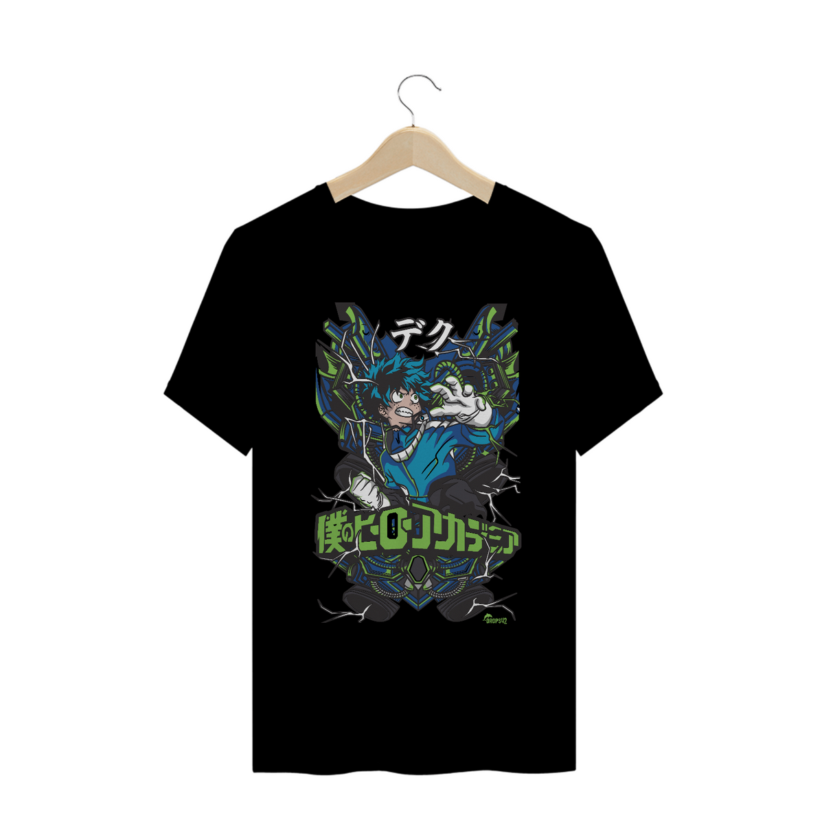 Nome do produto: CAMISETA MY HERO ACADEMIA IZUKU 