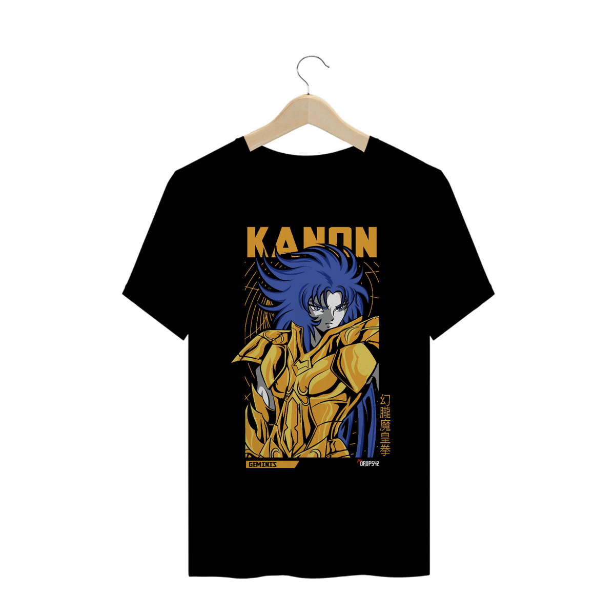 Nome do produto:  CAMISETA CAVALEIROS DO ZODÍACO KANON