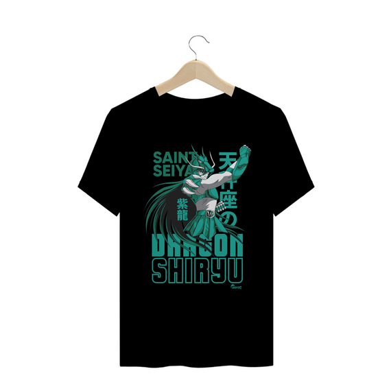 CAMISETA CAVALEIROS DO ZODÍACO DRAGÃO SHIRYU