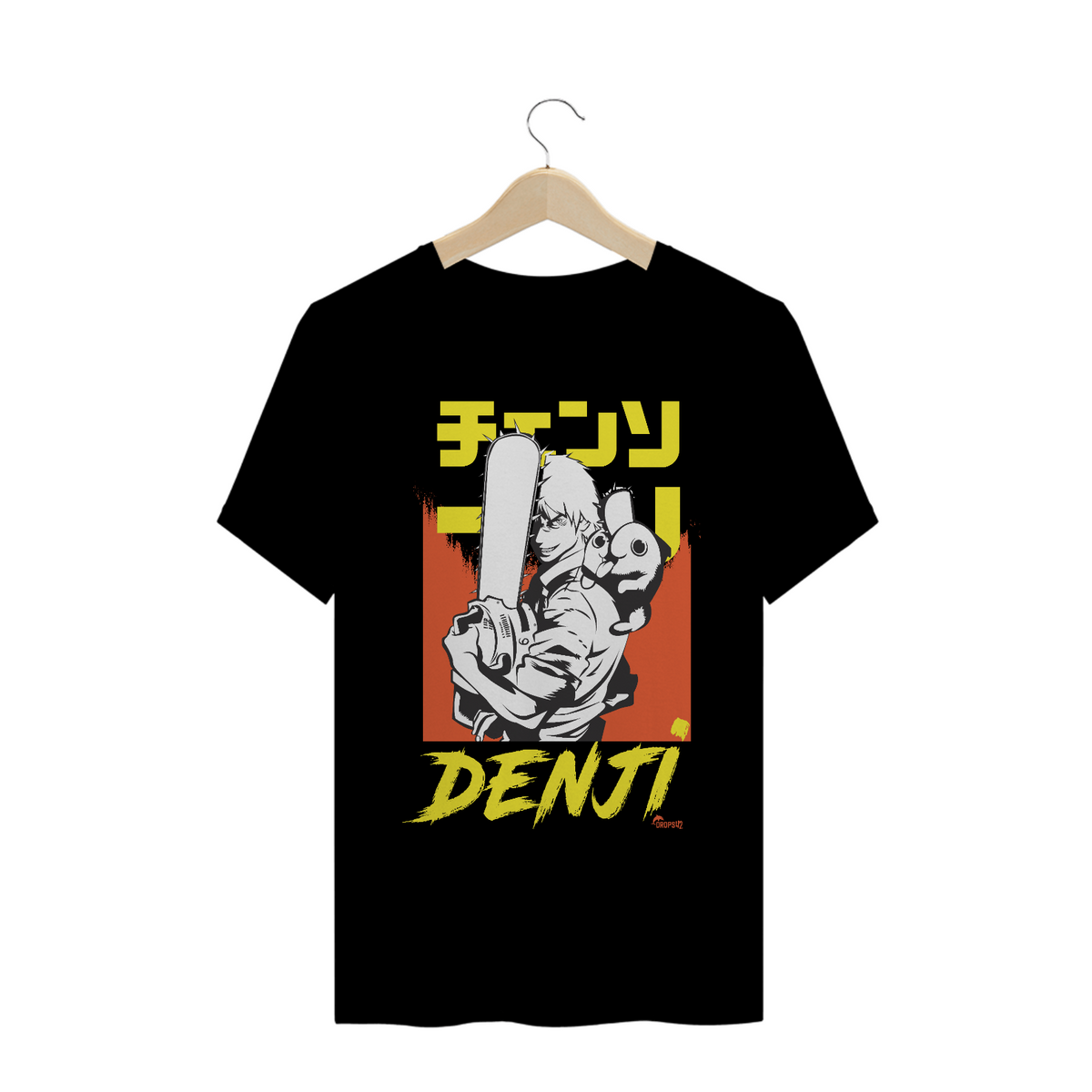 Nome do produto: CAMISETA CHAINSAW MAN DENJI & POCHITA