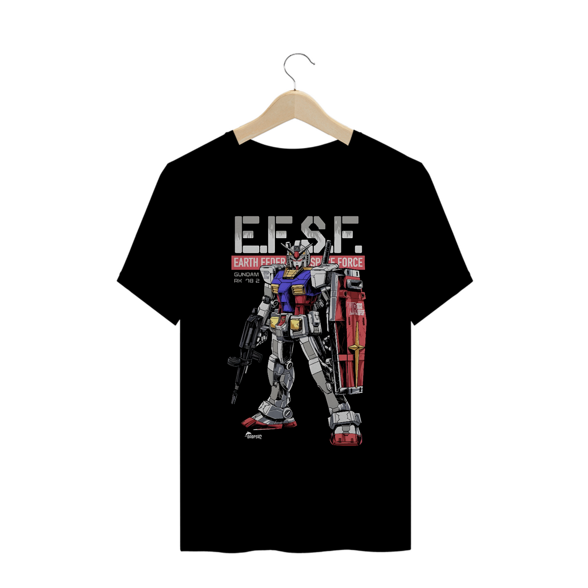 Nome do produto: CAMISETA GUNDAM E.F.S.F