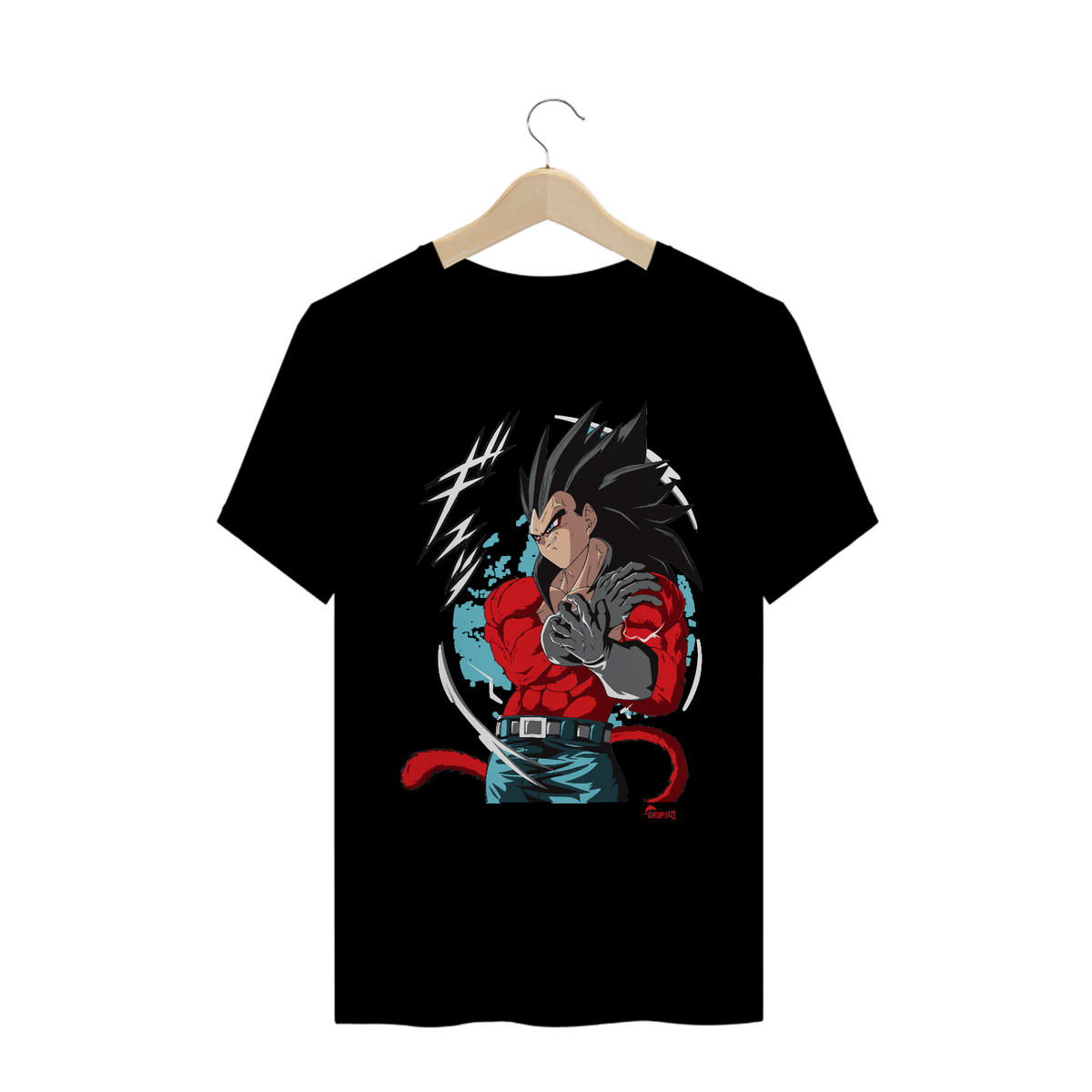 Nome do produto: CAMISETA DRAGON BALL VEGETA SS4