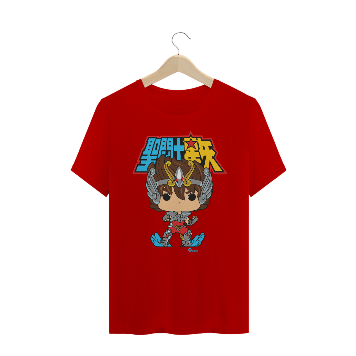 Nome do produto: CAMISETA FUNKO CAVALEIROS DO ZODÍACO SEYA