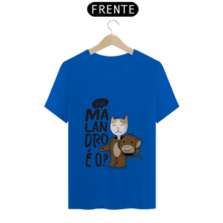 Nome do produtoT-SHIRT Malando é o? (escuro)