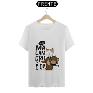 Nome do produtoT-SHIRT Malando é o? (escuro)