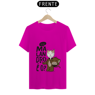 Nome do produtoT-SHIRT Malando é o? (escuro)