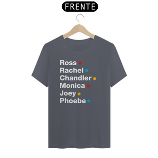 Nome do produtocamiseta friends - nomes - escura