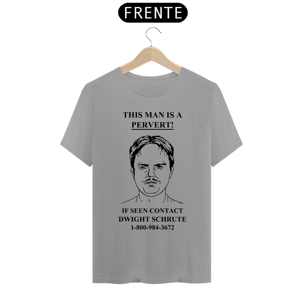 Nome do produto: Camiseta the office - dwight pervert