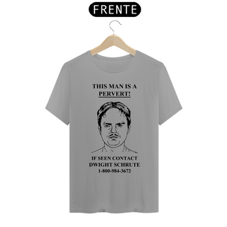 Nome do produtoCamiseta the office - dwight pervert