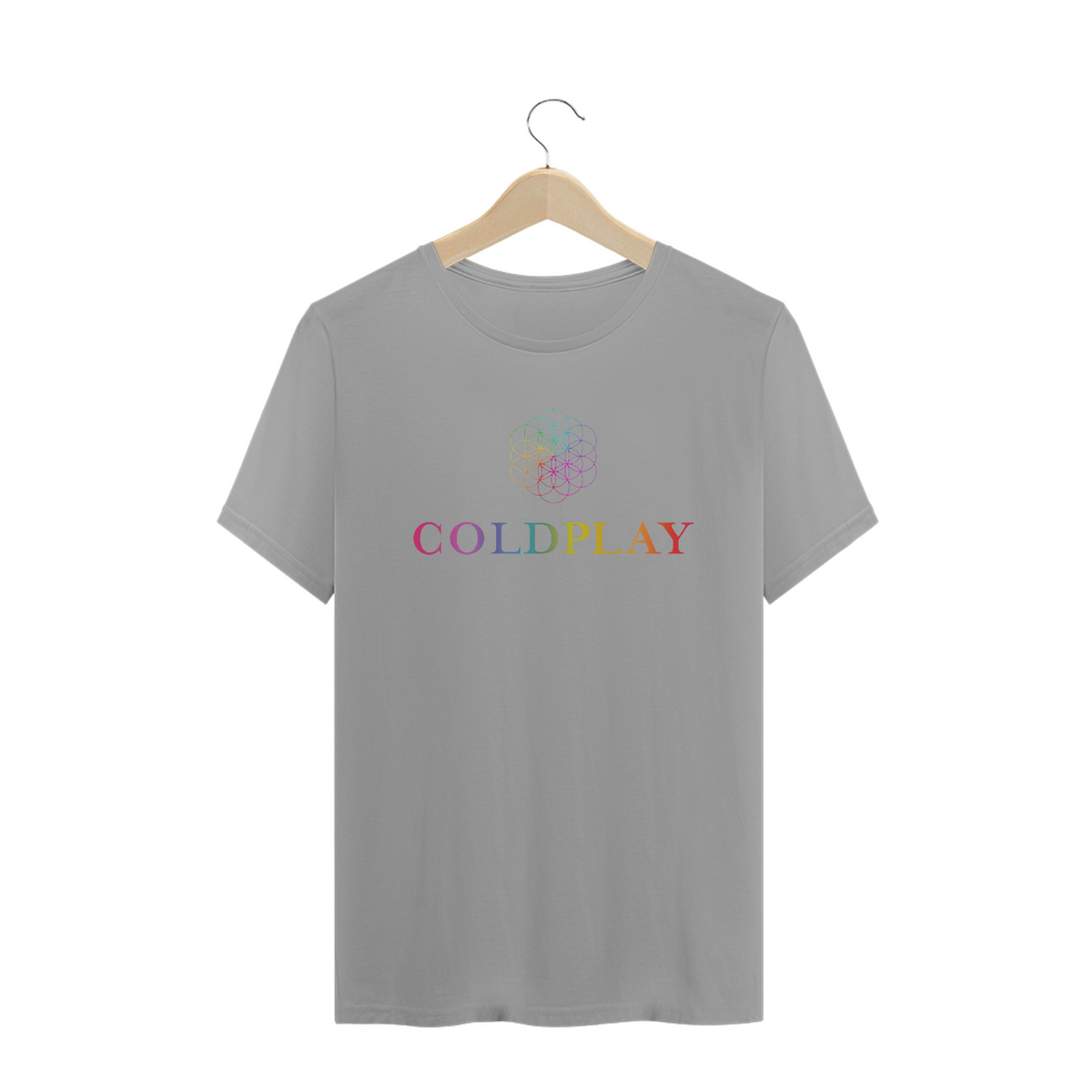 Nome do produto: camiseta coldplay classica - azul