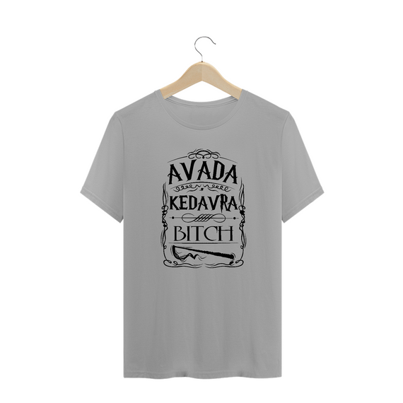 camiseta avada kedavra - harry potter - branca