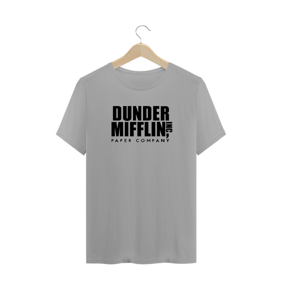 camiseta dunder mifflin - branca