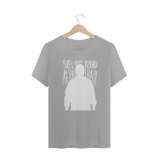 Nome do produtocamiseta stranger things - crazy (white)