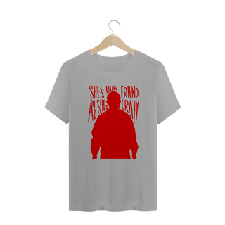 Nome do produtocamiseta stranger things - crazy (red)