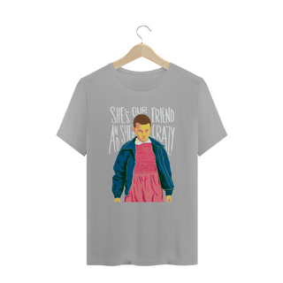 Nome do produtocamiseta stranger things - crazy (colorido)