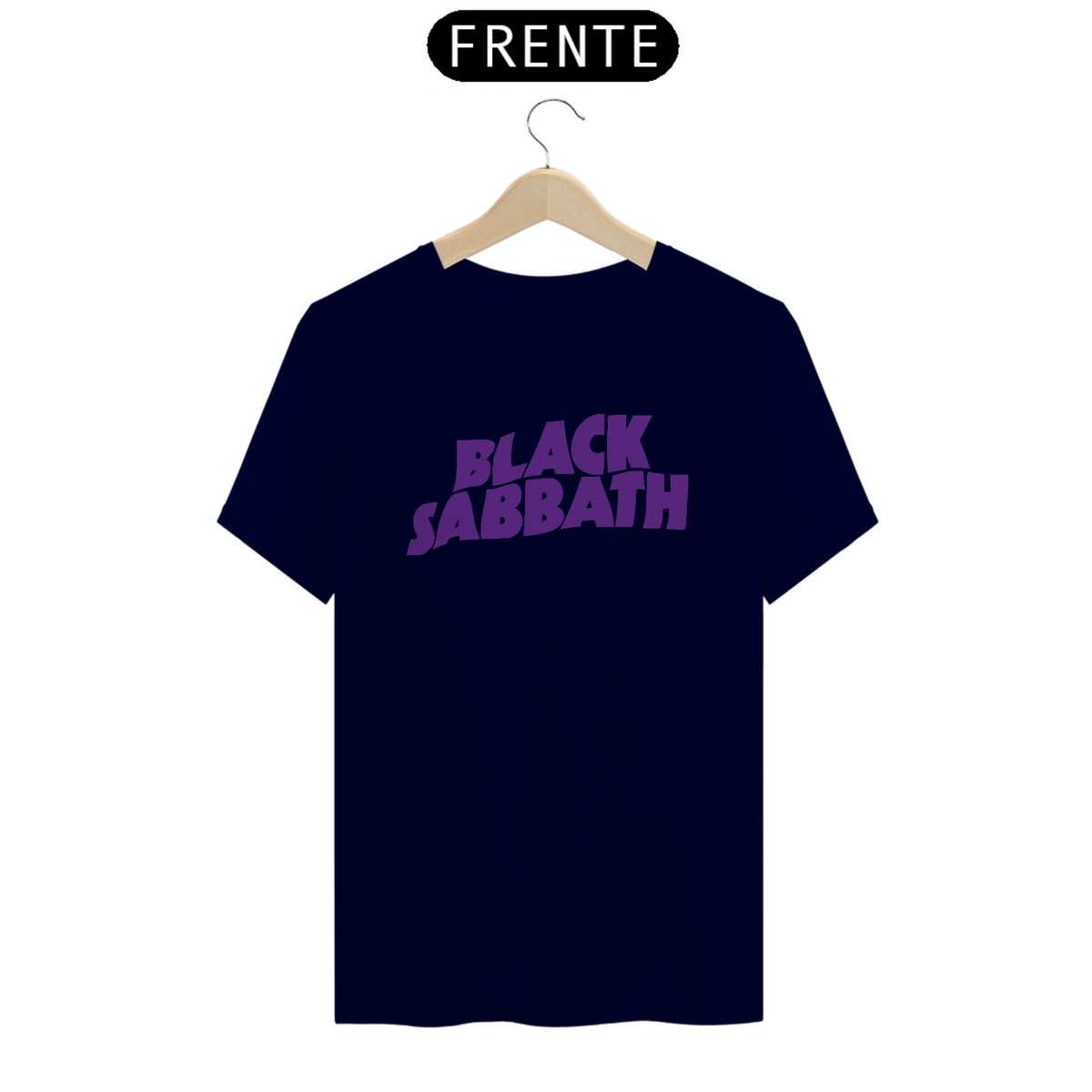 Nome do produto: camiseta black sabbath - azul marinho