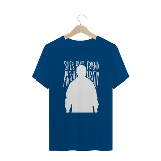 Nome do produtocamiseta stranger things - crazy (white)