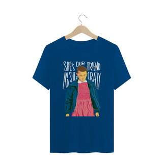 Nome do produtocamiseta stranger things - crazy (colorido)