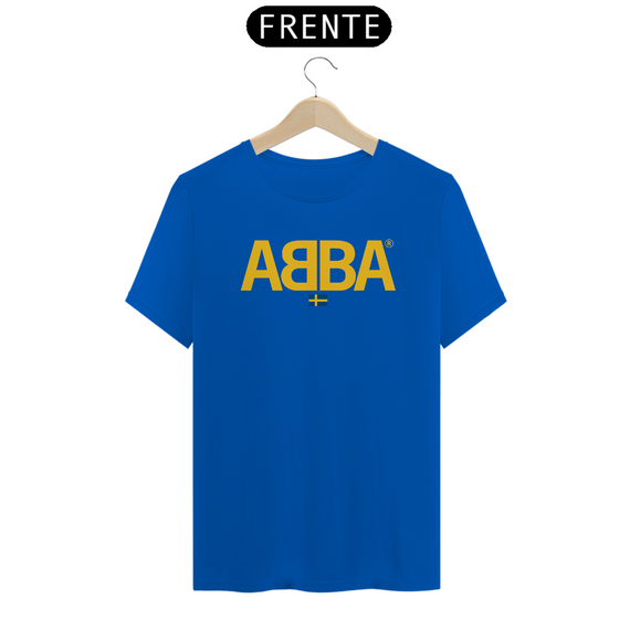 Camiseta Abba - logo amarelo