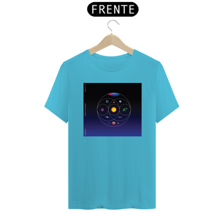 Nome do produtocamiseta coldplay - music spheres colors