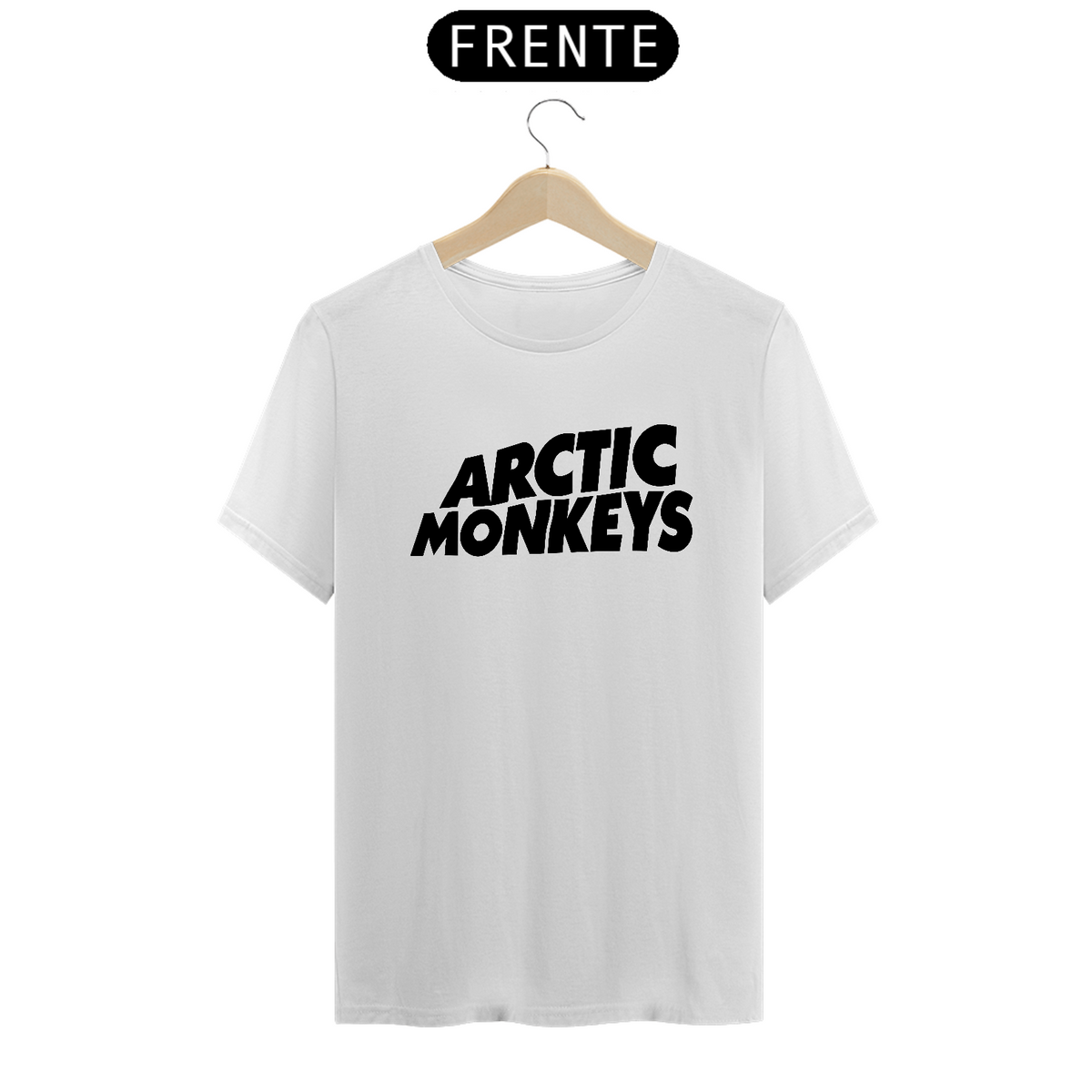 Nome do produto: camiseta arctic monkeys - branca