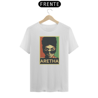 Nome do produtoCamiseta Aretha Franklin - Clássica 