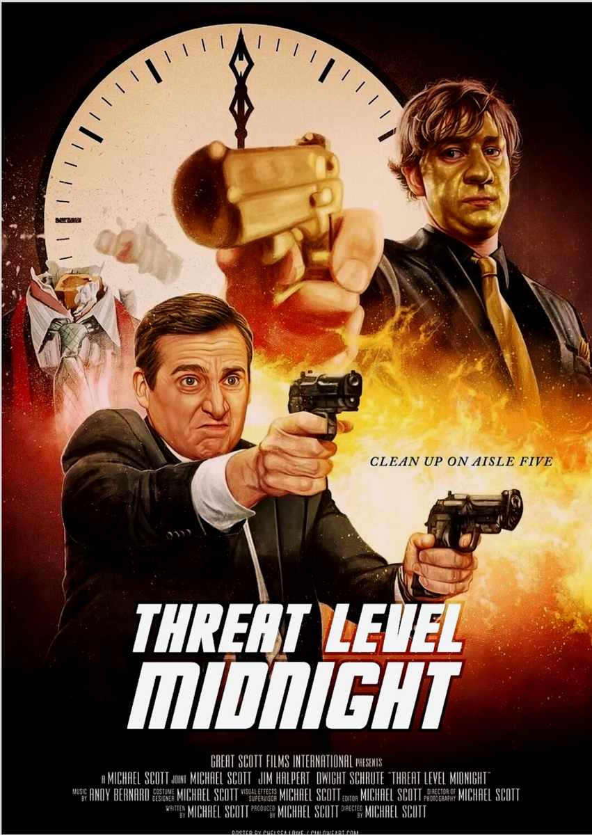 Nome do produto: Pôster Threat Level Midnight - The Office