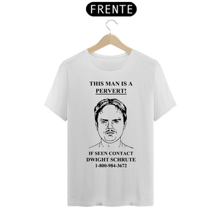 Nome do produtoCamiseta the office - dwight pervert