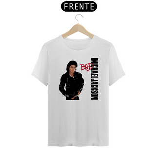 Nome do produtocamiseta michael jsckson - bad (branca)