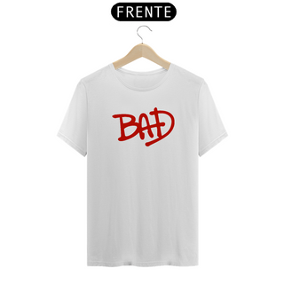 Nome do produtocamiseta michael jackson - bad classica