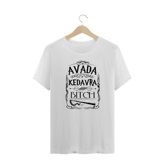 Nome do produtocamiseta avada kedavra - harry potter - branca