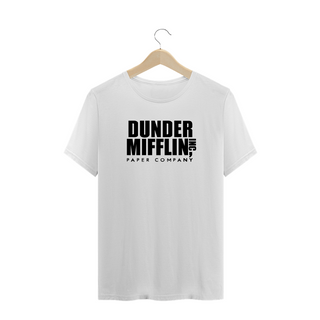 Nome do produtocamiseta dunder mifflin - branca