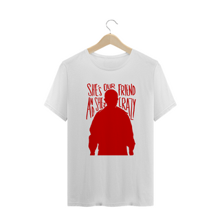 Nome do produtocamiseta stranger things - crazy (red)