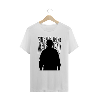 Nome do produtocamiseta stranger things - crazy (white)