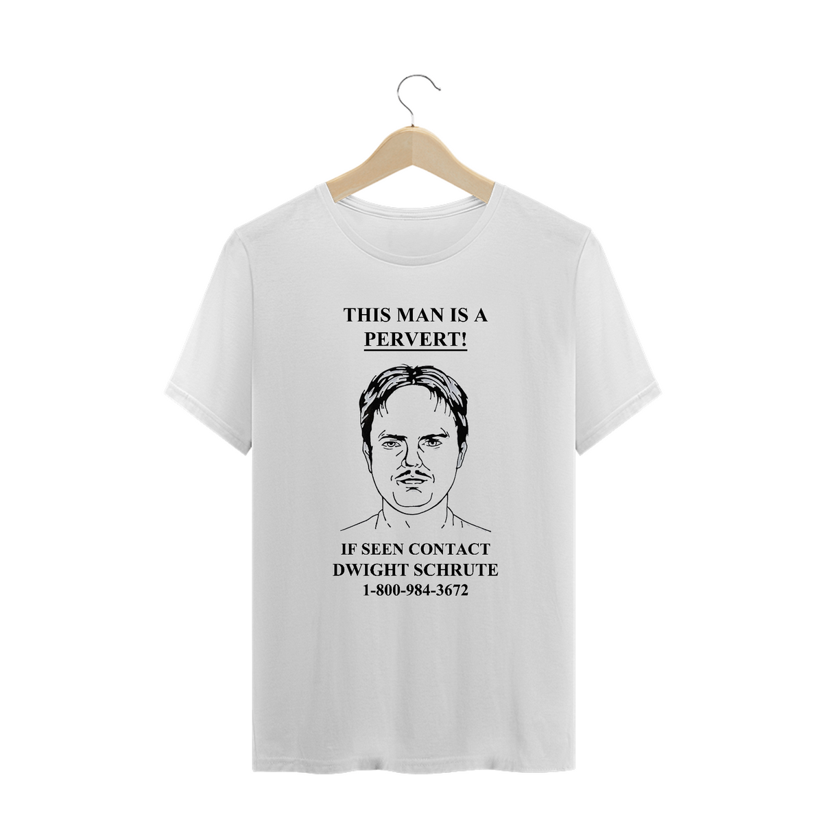 Nome do produto: camiseta dwight - pervert