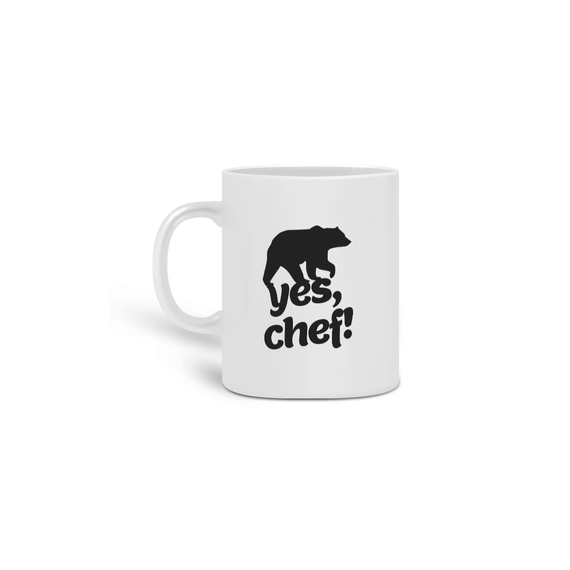 caneca the bear - yes chef