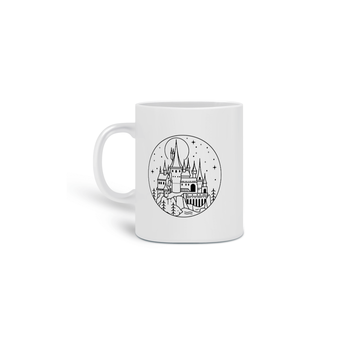 Nome do produto: caneca hogwarts - harry potter