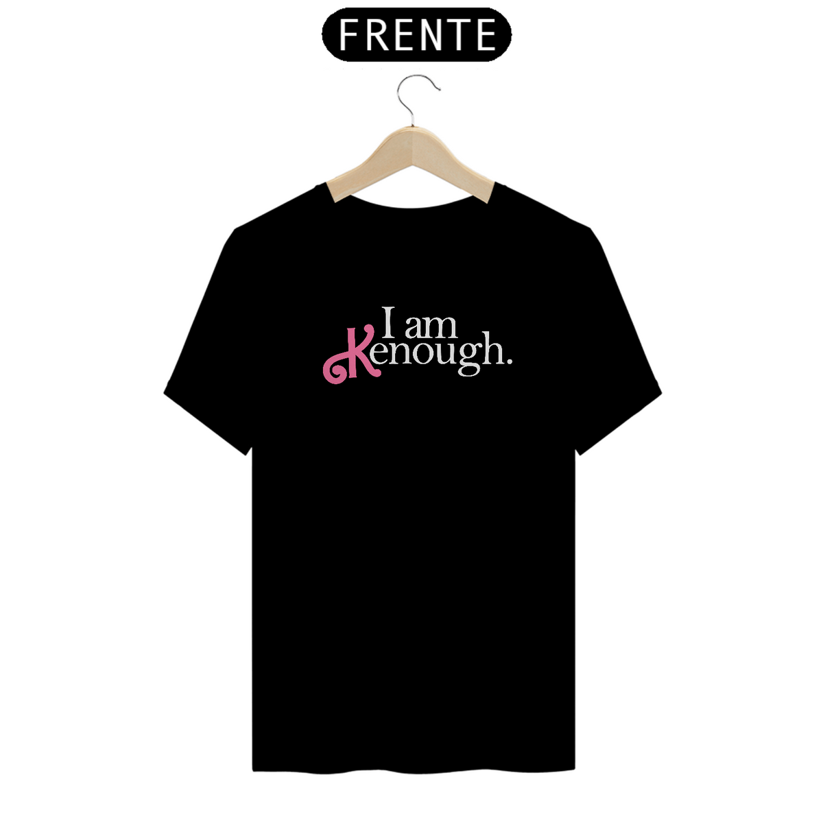 Nome do produto: camiseta kenough - barbie - logo branco