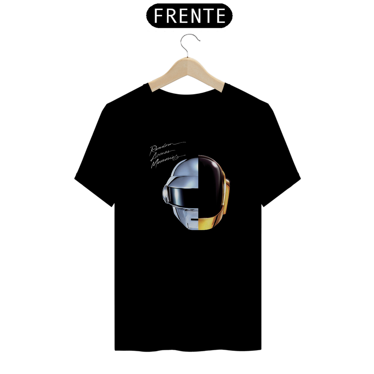 Nome do produto: Camiseta daft punk - random access - preta