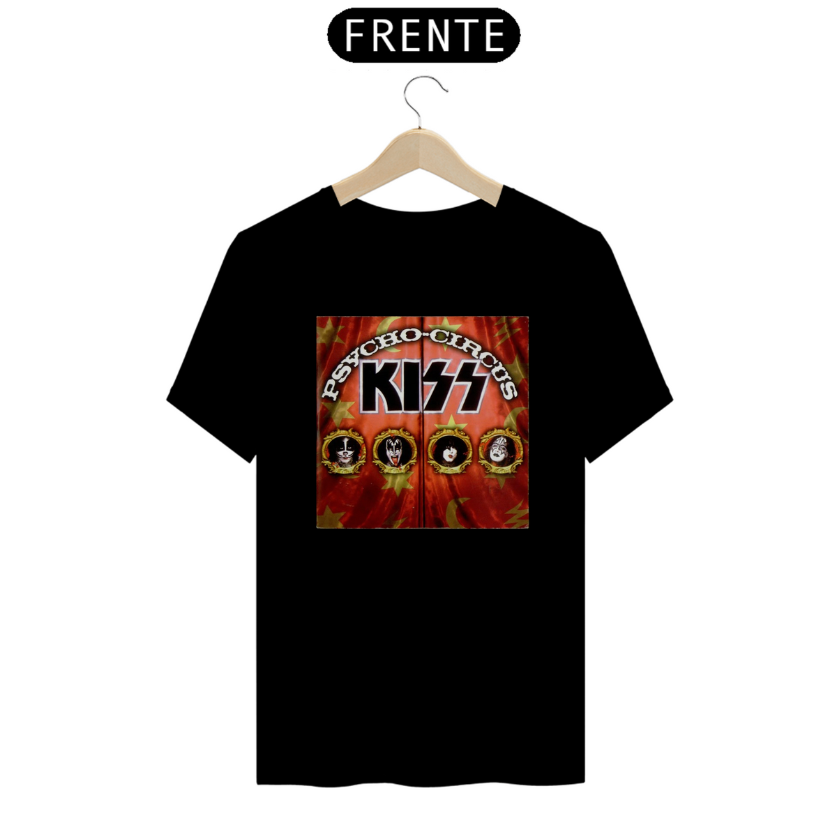 Nome do produto: camiseta kiss - psycho circus