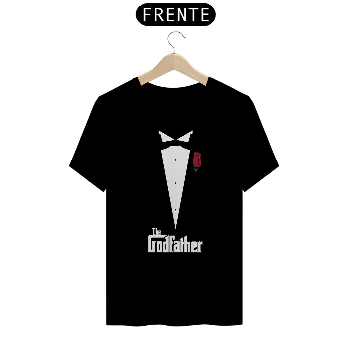 Nome do produto: camiseta godfather - smoking (cores)