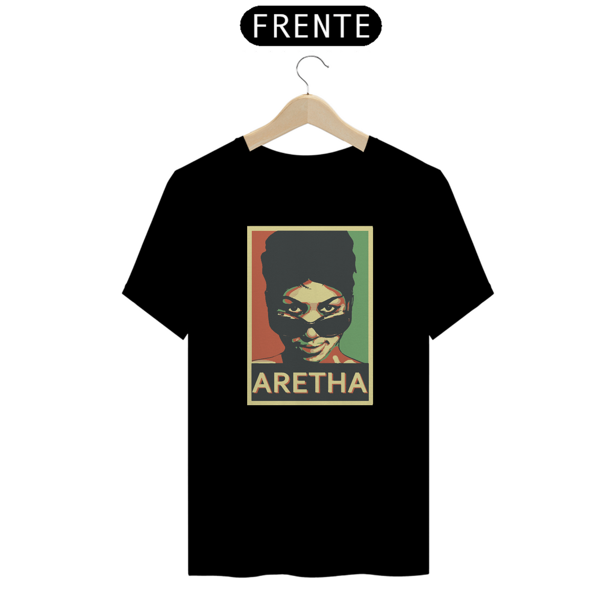 Nome do produto: Camiseta Aretha Franklin - Clássica 