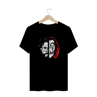 Nome do produtocamiseta la casa de papel - faces