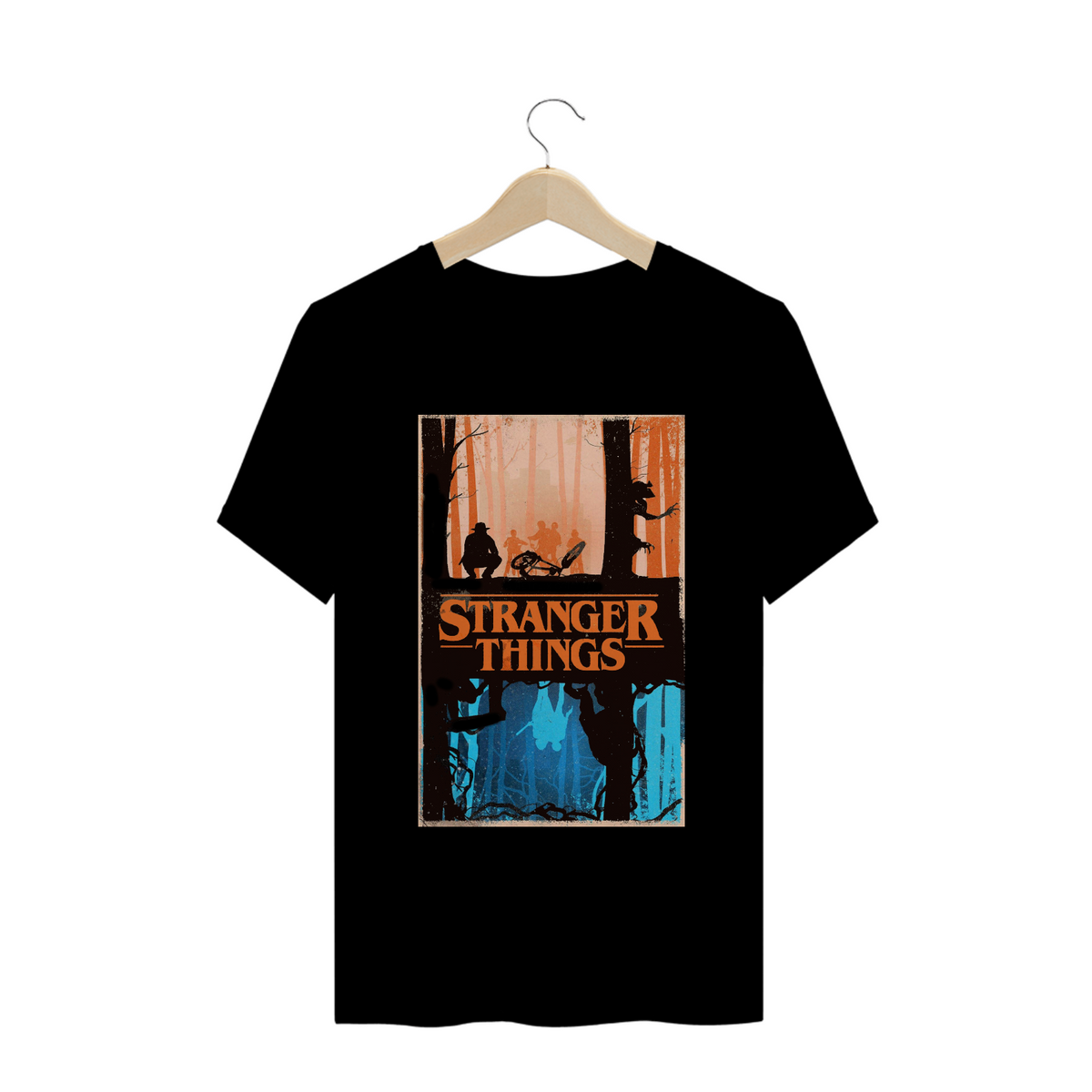 Nome do produto: Camiseta STRANGER THINGS - UPSIDE DOWN